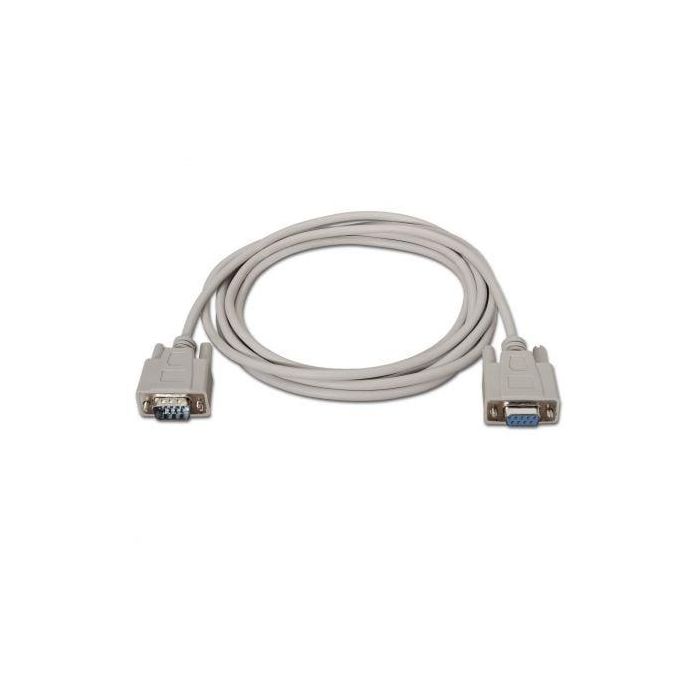 Aisens Cable Serie RS232 DB9 Macho a DB9 Hembra 1.8m Beige 1 Aisens Cable Serie RS232 DB9 Macho a DB9 Hembra 1.8m Beige 1
