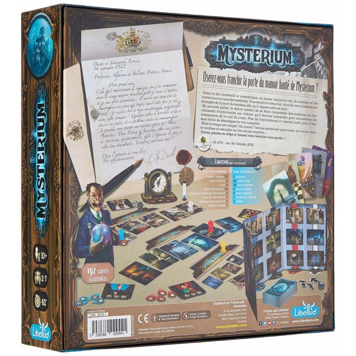 Asmodee Mysterium Juego de Mesa Básico - Cooperativo de Investigación y Deducción - As d'Or 2016 +10 años 1