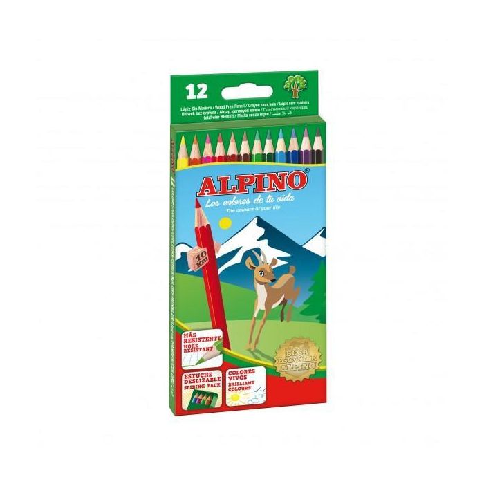 Alpino Lápices De Colores 175 mm C-Surtidos Estuche 12 Ud Alpino Lápices De Colores 175 mm C-Surtidos Estuche 12 Ud