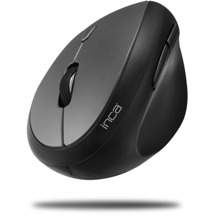 INCA IWM-279G Ratón Vertical Wireless 1600 DPI GRAU