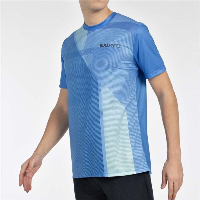 Camiseta de Manga Corta Hombre Bullpadel Brumo Azul Pádel 42 2