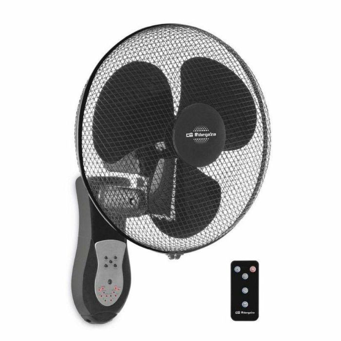 Ventilador de Pared Orbegozo WF0243 Negro 50 W Ø 40 cm 0 Ventilador de Pared Orbegozo WF0243 Negro 50 W Ø 40 cm 0