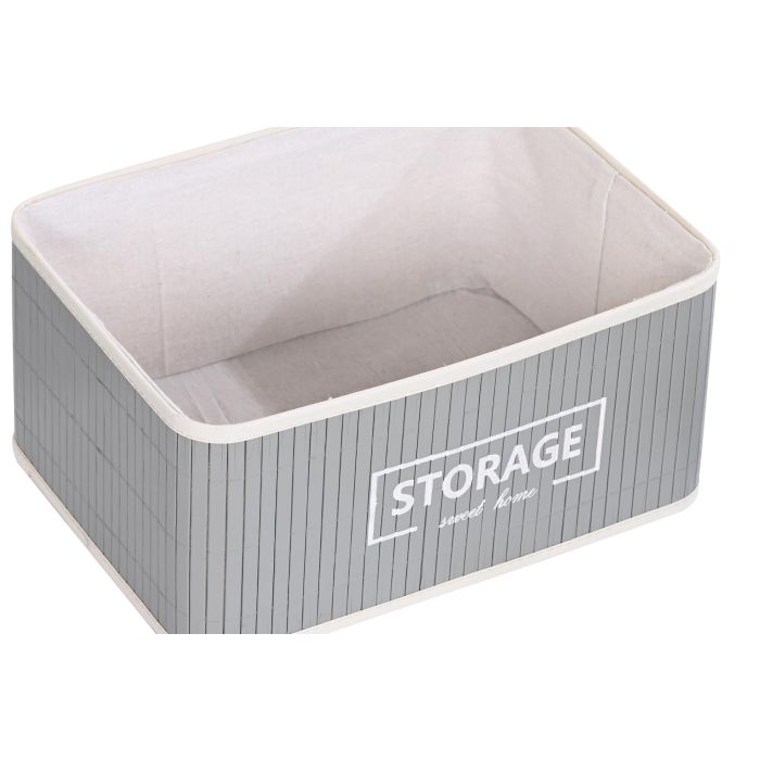 DKD Home Decor Cesta Ropa Basicos Gris Oscuro 30 x 46 x 40 cm Set de 6 2 DKD Home Decor Cesta Ropa Basicos Gris Oscuro 30 x 46 x 40 cm Set de 6 2