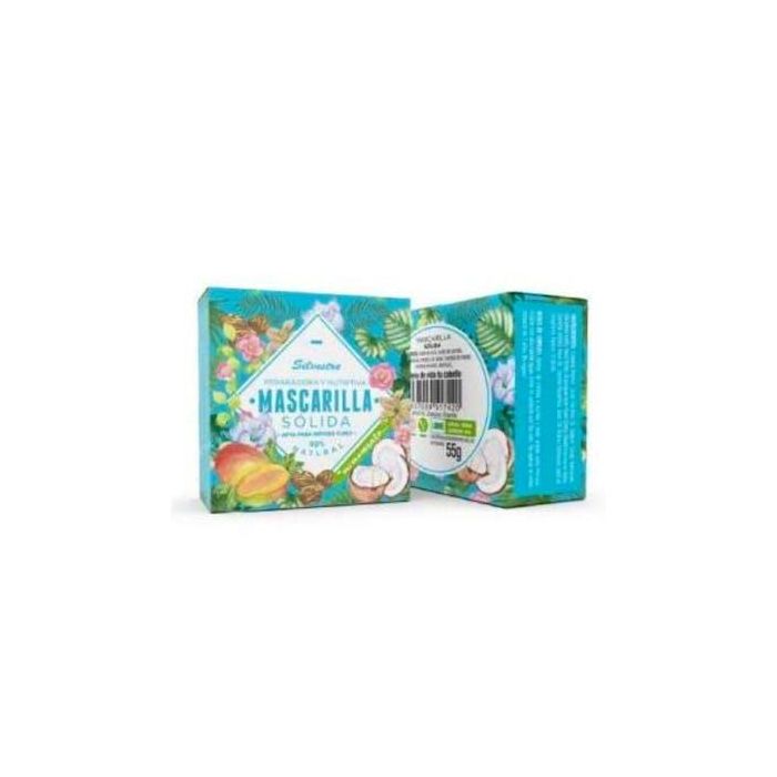 SILVESTRE Mascarilla Capilar Sólida Reparadora 55g - Revitaliza el Cabello, 99% Natural y Vegana, Sin Parabenos ni Sulfatos