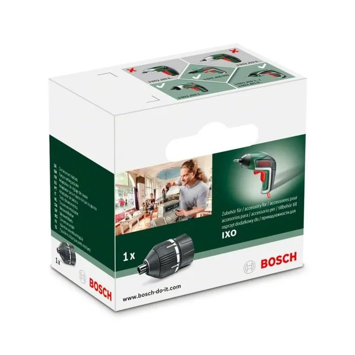Bosch Adaptador de Ajuste de Torque IXO para Destornillador - Accesorios IXO Collection 1 Bosch Adaptador de Ajuste de Torque IXO para Destornillador - Accesorios IXO Collection 1