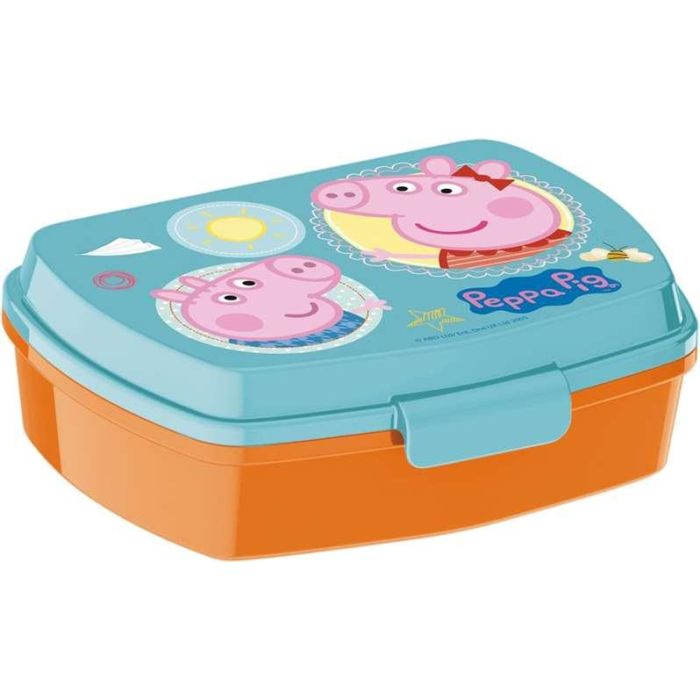 Sandwichera Safta Escolar 170x133x56 mm Peppa Pig Having Fun 1 Sandwichera Safta Escolar 170x133x56 mm Peppa Pig Having Fun 1