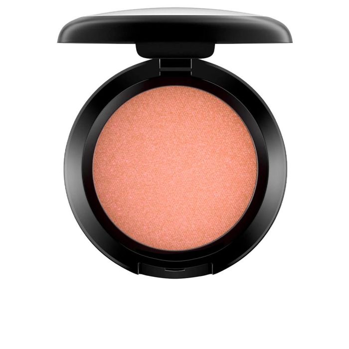 Mac Rubor en Polvo Compacto Sheertone Shimmer #sunbasque Acabado Natural y Radiante 6g 1