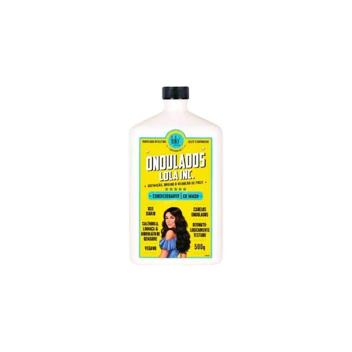 Lola Cosmetics - Acondicionador Ondulados 500g con Extracto de Linaza, Caléndula y Jengibre - Define, Hidrata y Protege el Cabello