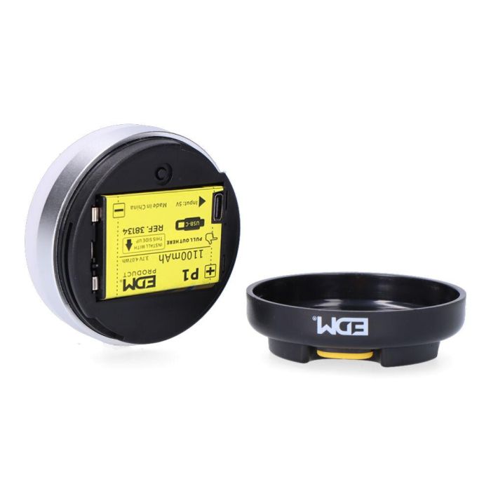 Linterna imantada led 260 lm 3cct 6500 / 7000 / 2900 k ip44 3 W bateria recargable 1100 mah ø 66 x 40 mm 2 Linterna imantada led 260 lm 3cct 6500 / 7000 / 2900 k ip44 3 W bateria recargable 1100 mah ø 66 x 40 mm 2
