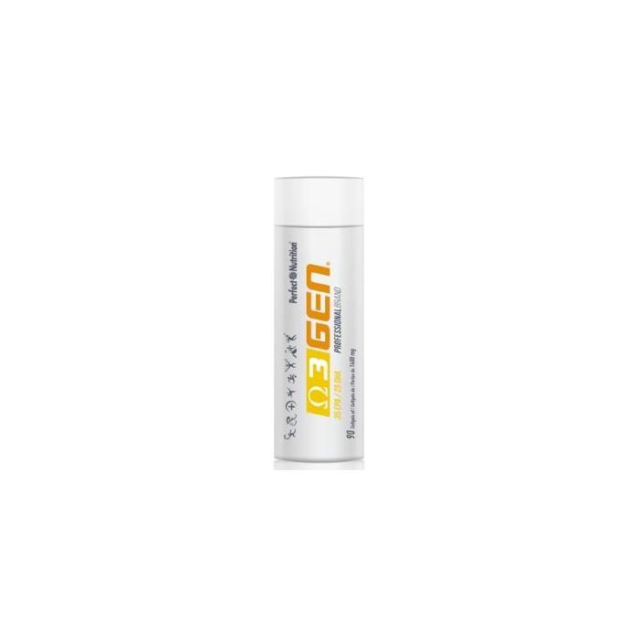 GEN PROFESSIONAL Omega 3 35/25 Aceite de Pescado EPA/DHA Suplemento para Dieta 90 Perlas