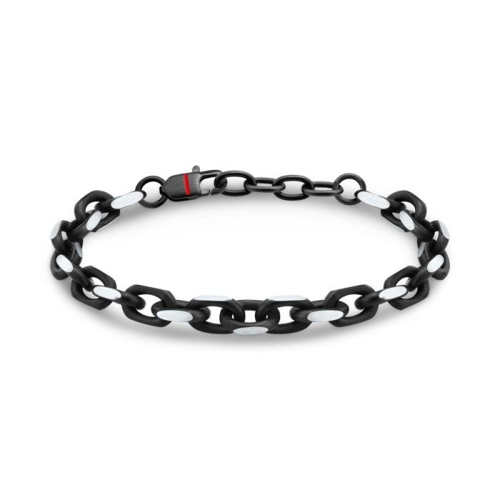 Pulsera Hombre Sector SAXS03 Plata Negro