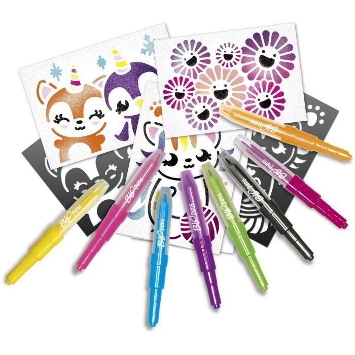 Lansay LAN3181860241219 Blopens - Taller Kawaii - Kit de Aerógrafo para Dibujar para Niños a partir de 5 años 1