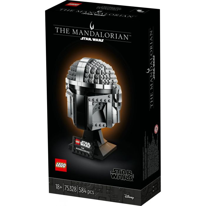 LEGO 75328 Star Wars The Mandalorian Helmet Kit de Modelo Coleccionable para Construir, Decorar y Regalar para Adultos 9