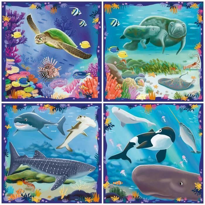 Ravensburger 12004004 Rompecabezas infantil ¡ARRIBA! Animales marinos, <100 piezas, para niños +5 años, desarrolla motricidad fina y concentración. 0 Ravensburger 12004004 Rompecabezas infantil ¡ARRIBA! Animales marinos, <100 piezas, para niños +5 años, desarrolla motricidad fina y concentración. 0