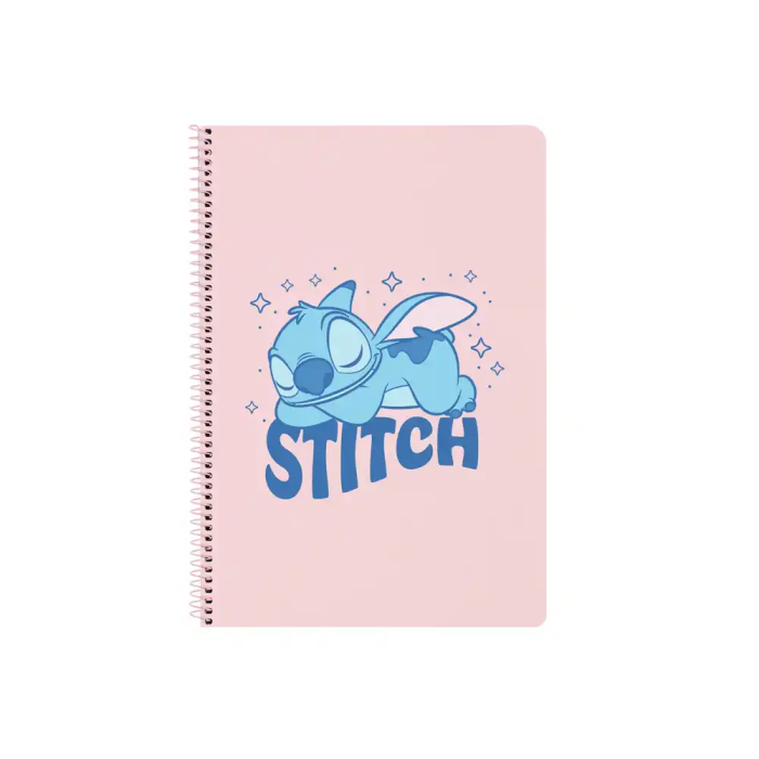 Safta Cuaderno espiral Folio 80h 60gr cuadro 4 mm tapa extradura Stitch Ohana 0 Safta Cuaderno espiral Folio 80h 60gr cuadro 4 mm tapa extradura Stitch Ohana 0