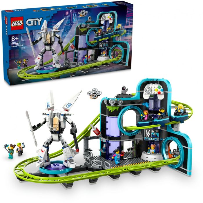 LEGO 60421 City Achterbahn con Roboter-Mech 2 LEGO 60421 City Achterbahn con Roboter-Mech 2