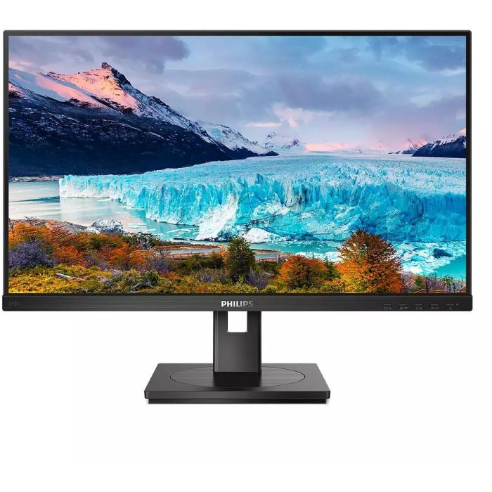 Philips 243S1 Monitor de 23.8" Full HD IPS, 1920x1080, HDMI, DisplayPort, USB-C con Power Delivery de 65W 1