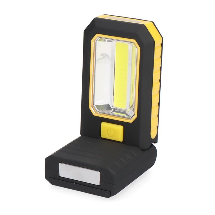 Linterna led cob 3 leds XL de 200lm. con gancho e iman 3xaaa (pilas incluidas) edm 3