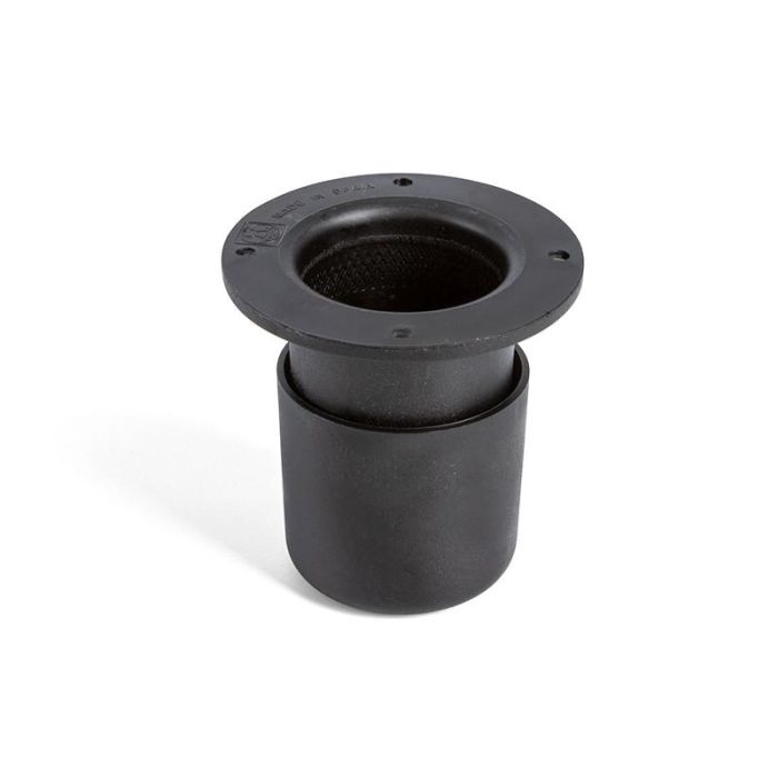 Indaux Pata Niveladora de Muebles Sandy, Plástico Negro, Altura Ajustable 45-70 mm, Carga Máx. 100 kg