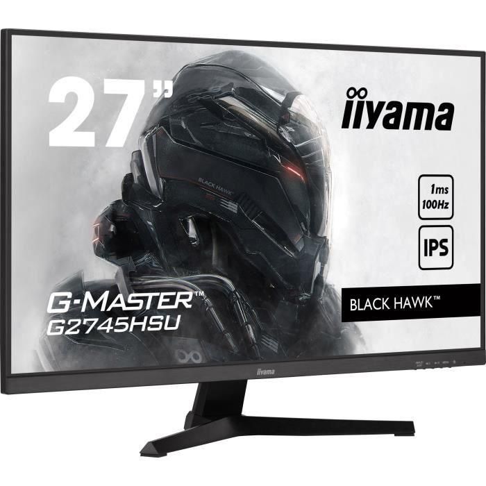 Iiyama G2745HSU-B2 Monitor G-MASTER 27" Full HD IPS, 100Hz, 300cd/m², 1ms, HDMI, DisplayPort, USB, Negro 1