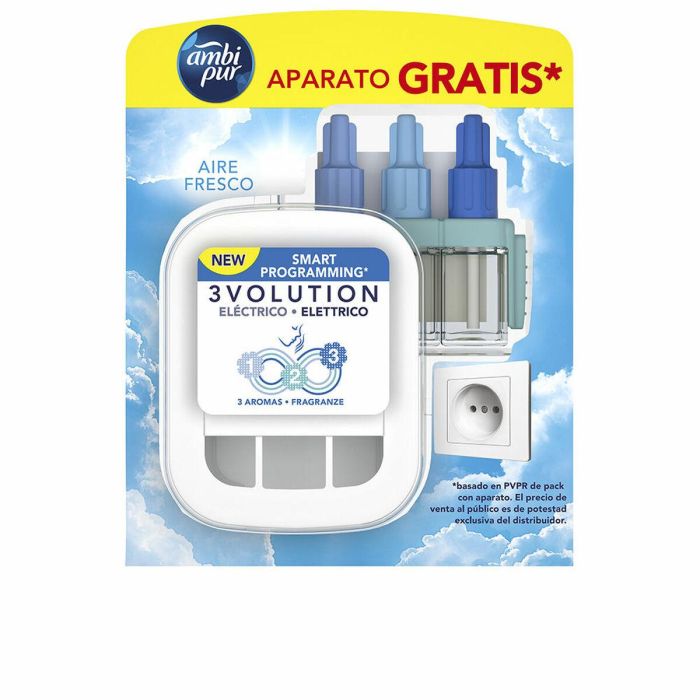 Ambi Pur 3 Volution Ambientador Aparato + Recambio #Aire Fresco 20 mL Ambi Pur 3 Volution Ambientador Aparato + Recambio #Aire Fresco 20 mL
