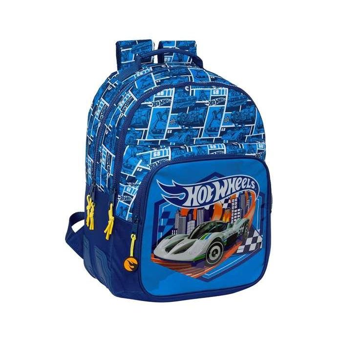 Mochila Escolar Hot Wheels Sonny Azul marino 32 x 42 x 15 cm Mochila Escolar Hot Wheels Sonny Azul marino 32 x 42 x 15 cm
