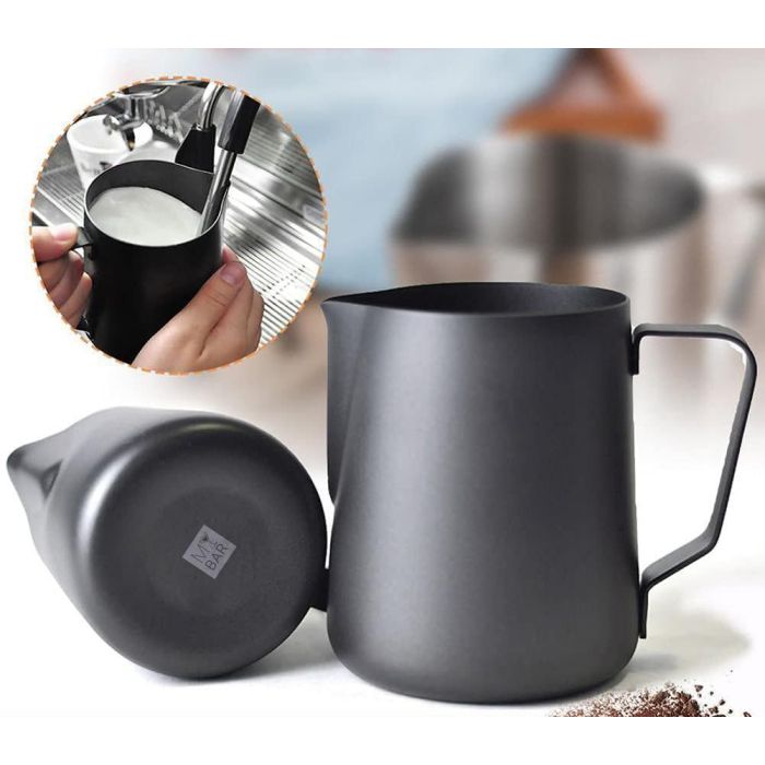 Inde Lechera Acero Inoxidable Negro 350 ml (7x9 cm) 4