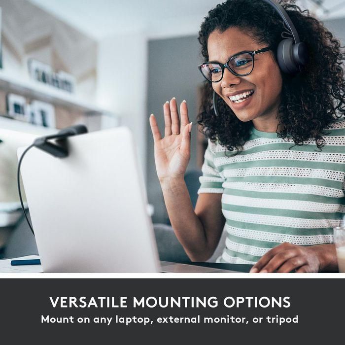 Logitech C505 Webcam HD 720p Gran Angular, Micrófono Omnidireccional Reducción Ruido, Corrección de Luz Auto 7