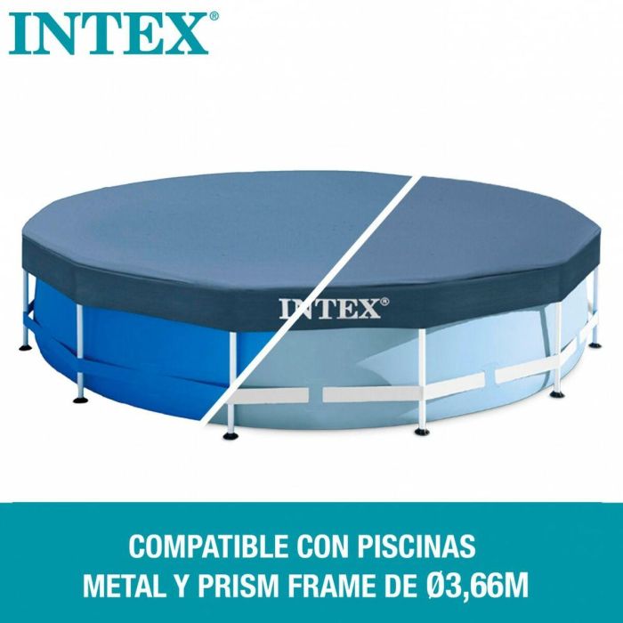 Cubrepiscinas Intex 28031 METAL FRAME 366 x 25 x 366 cm 4