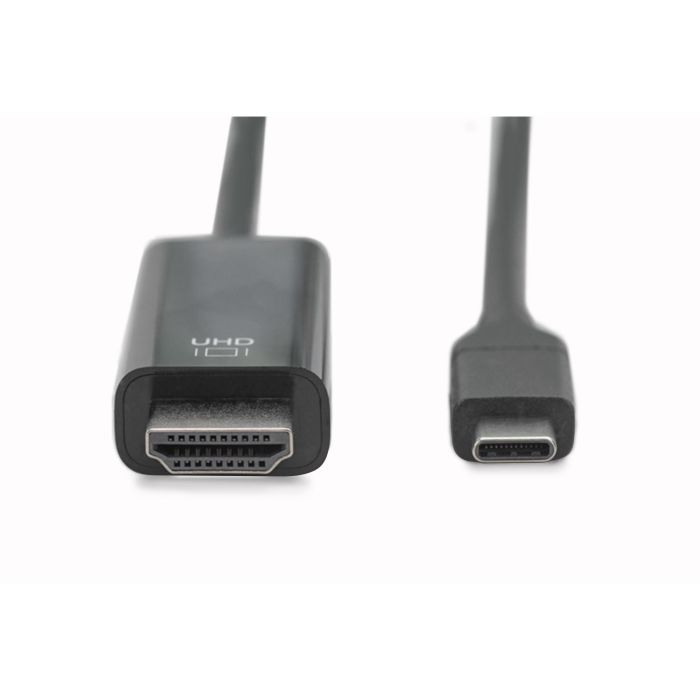 DIGITUS USB C Adapterkabel Typ C -HDMI A 4K St/St 5.0m. sw 4