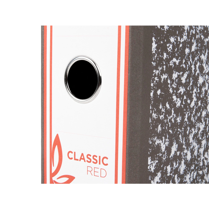 Liderpapel Classic Red Archivador de Palanca Folio Jaspeado Gris con Caja 80mm 287x350mm 4