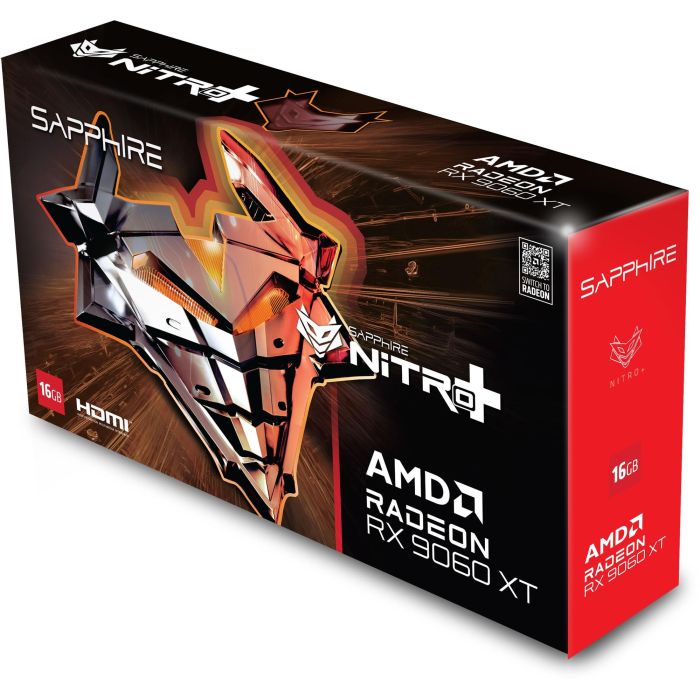 Sapphire RX 9060 XT Radeon Nitro+ GAMING OC 8GB GDDR6 3 Ventiladores 5 Sapphire RX 9060 XT Radeon Nitro+ GAMING OC 8GB GDDR6 3 Ventiladores 5