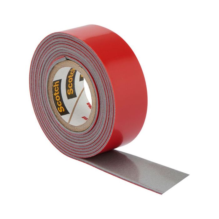 Scotch Cinta Adhesiva Doble Cara Ultra Resistente 1,5 m x 19 mm, Soporta 1 kg por 15 cm, Interior/Exterior, Blanca 1 Scotch Cinta Adhesiva Doble Cara Ultra Resistente 1,5 m x 19 mm, Soporta 1 kg por 15 cm, Interior/Exterior, Blanca 1
