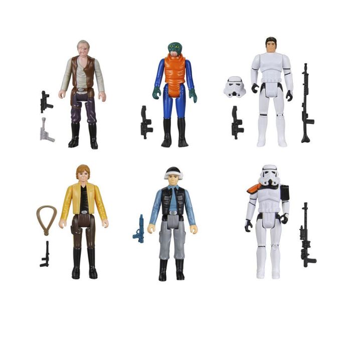 Hasbro Star Wars Retro Pack Múltiple 6 Figuras 9.5cm – Colección 'Una nueva esperanza' para Fans y Coleccionistas 2 Hasbro Star Wars Retro Pack Múltiple 6 Figuras 9.5cm – Colección 'Una nueva esperanza' para Fans y Coleccionistas 2
