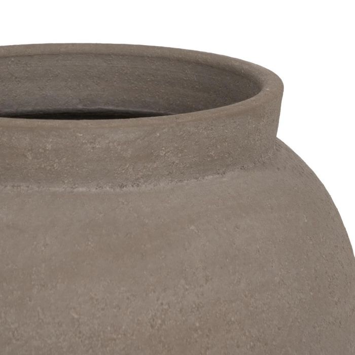 Macetero Gris Cerámica Decoración 34 X 34 X 33 cm