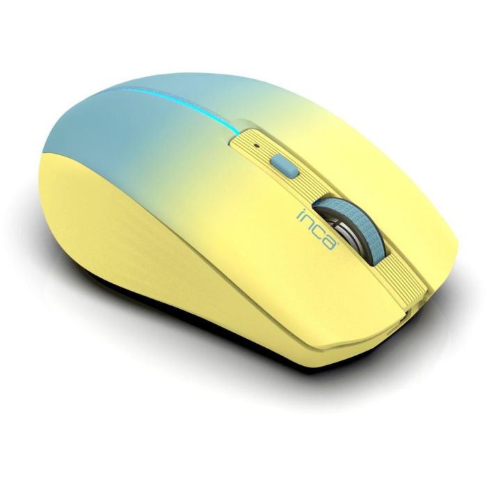 INCA Maus IWM-511RS 1600 DPI,Wrls & BT,6D Taste, Gelb 2