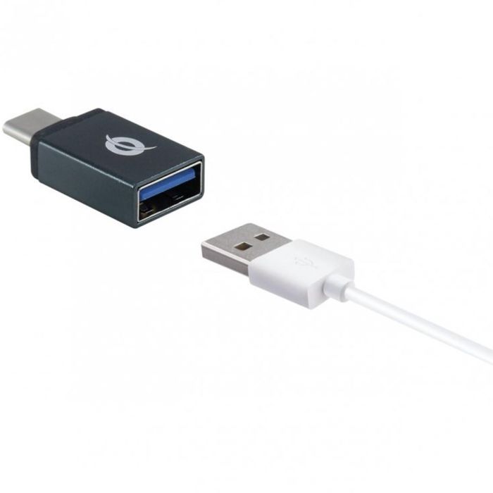 Conceptronic Kit Adaptadores USB Tipo C a USB 3.1 Gen 1 Type-A, Sincronización y Carga para Dispositivos USB-C 2