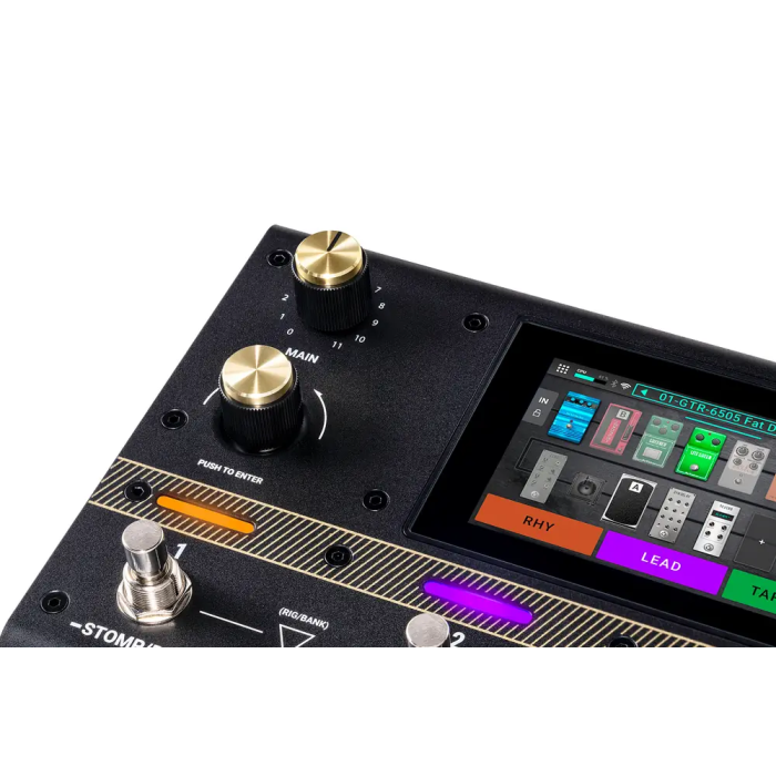 HEADRUSH Pedalera Multi-Efectos Flex Prime con Pantalla Táctil y Procesador DSP Potente para Guitarra y Bajo 8