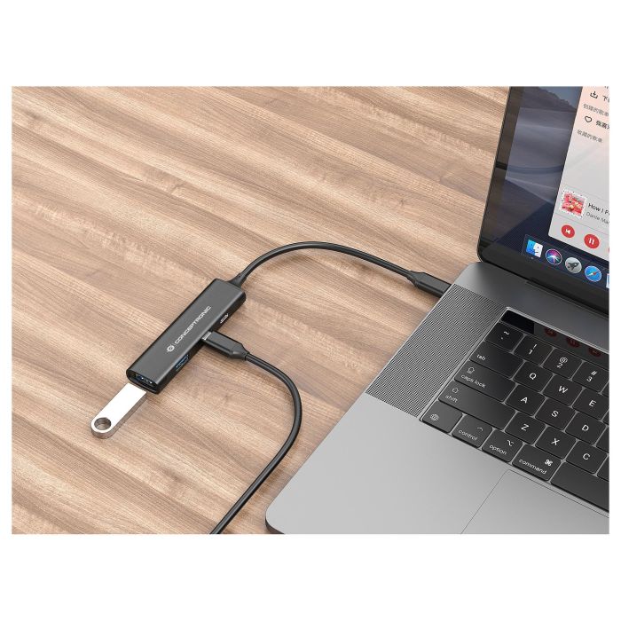 CONCEPTRONIC HUB 3.0 HUBBIES12B 4 PUERTOS USB 3.2 2 PUERTOS USB-C 2 PUERTOD USB-A COLOR NEGRO CARCASA DE ALUMINIO CONCEPTRONIC HUB 3.0 HUBBIES12B 4 PUERTOS USB 3.2 2 PUERTOS USB-C 2 PUERTOD USB-A COLOR NEGRO CARCASA DE ALUMINIO