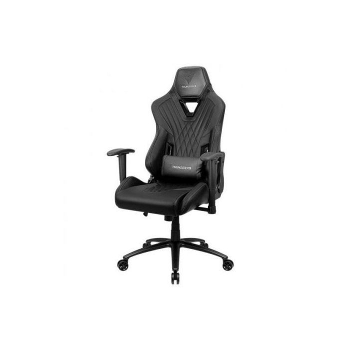 SILLA GAMER THUNDERX3 DC3BK NEGRA - MARCO DE METAL - REPOSABRAZOS AJUSTABLE - RUEDAS NYLON - TECNOLOGÍA AIR - PISTON CLASE 4 - HASTA 150KG 2