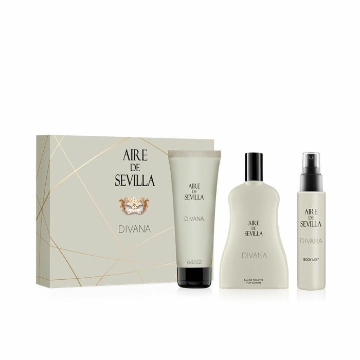 Aire Sevilla Divana Estuche 3 piezas - Eau de Toilette, Gel de Ducha y Body Mist