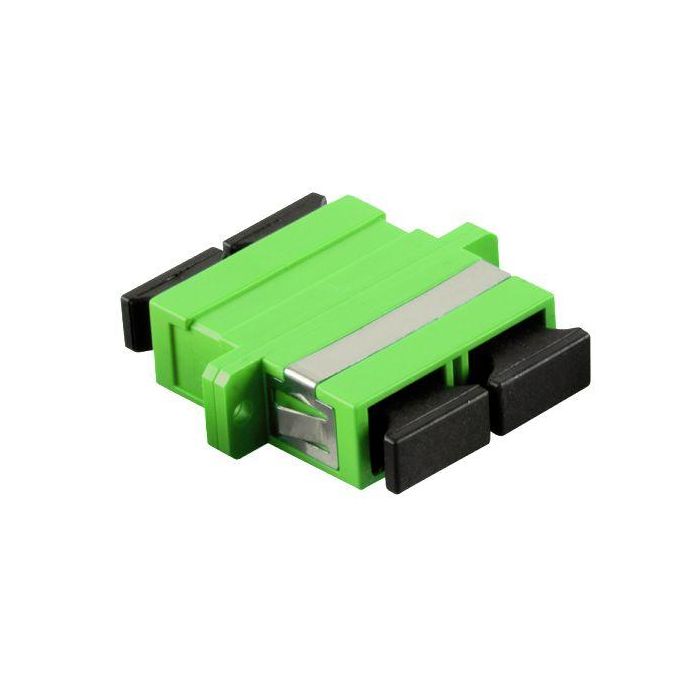 LOGON PROFESSIONAL FIBER COUPLER DUPLEX SC/SC - LIME GREEN/OM5 - 12PCS/PACK + SCREWS 1 LOGON PROFESSIONAL FIBER COUPLER DUPLEX SC/SC - LIME GREEN/OM5 - 12PCS/PACK + SCREWS 1