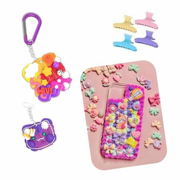 Bizak Estudio Decoden Magic Deluxe - Kit de Manualidades para Crear y Personalizar con Cremas, 100+ Cuentas y Accesorios, +3 Años 1