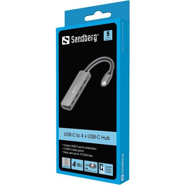 Sandberg USB-C to 4 x USB-C Hub 1 Sandberg USB-C to 4 x USB-C Hub 1