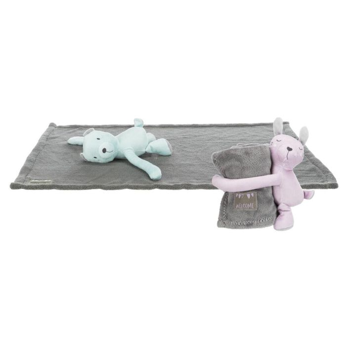 Peluche para perros Trixie Gris Lila Poliéster Felpa 75 × 50 cm 2 Peluche para perros Trixie Gris Lila Poliéster Felpa 75 × 50 cm 2
