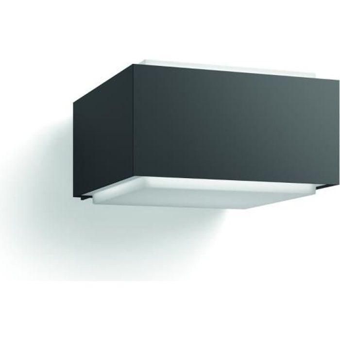 Aplique led e27 modelo hedgehog negro 18,2 x 16 x 9,1 cm