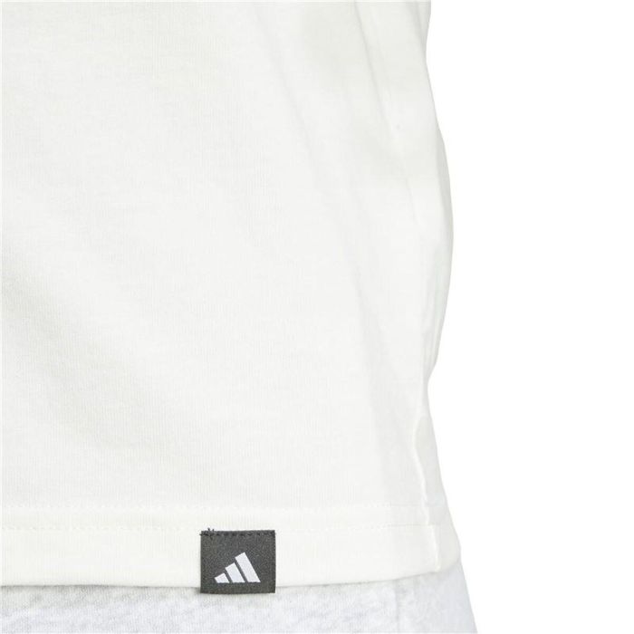 Camiseta de Manga Corta Mujer Adidas Blanco 9-10 Años 1