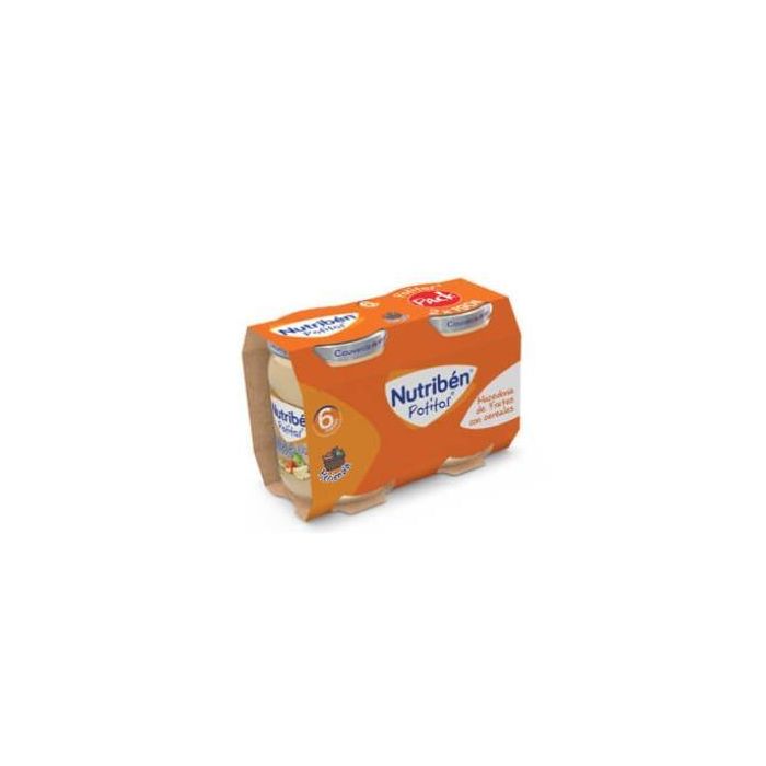 Nutriben Potito Macedonia Fruta Cereales 2X190Gr.