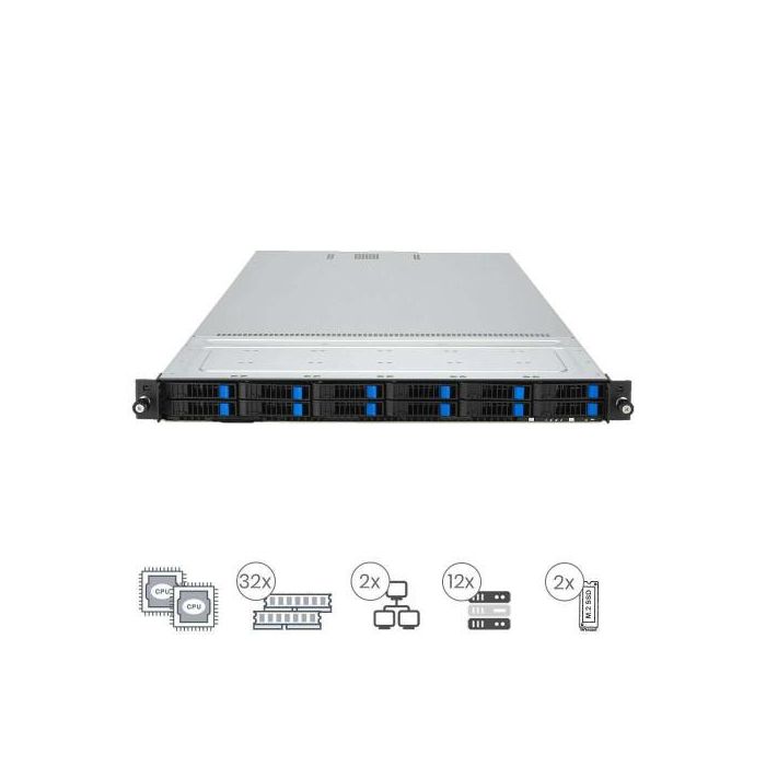 BB SERVER ASUS RS700-E11-RS12U/10G/1.6KW/12NVMe/GPU