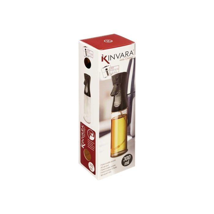 Pulverizador Aceite Negro 300Ml Kinvara 8X24CM (12 Unidades) 2 Pulverizador Aceite Negro 300Ml Kinvara 8X24CM (12 Unidades) 2